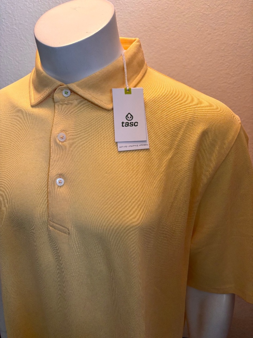 NWT $88 mens XXL TASC Sea Island Mesh polo